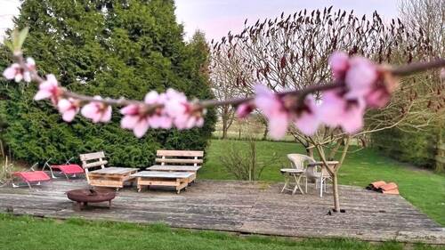 Gemütliche Terrasse auf Sommerabend - 