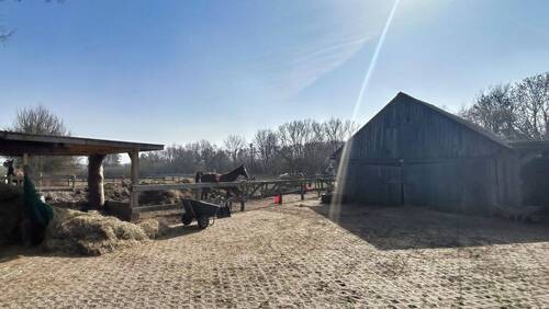 Unterstand und Stall - 