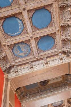 Decke des Hauseinganges - 