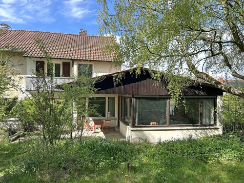 Ansicht vom Garten - 5 Zimmer Doppelhaushälfte in Kulmbach