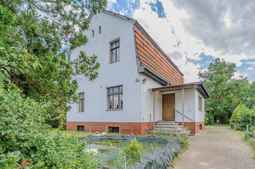 Hausansicht - Altbau mit besonderem Flair von 1934 - Einfamilienhaus in begehrter Lage von Falkensee-Falkenhöh