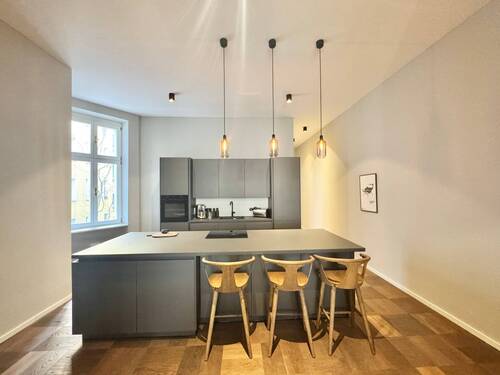 offene Küche - 4 Zimmer Etagenwohnung in Berlin