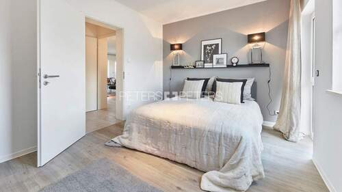 Schlafzimmerbeispiel - Etagenwohnung mit 93,60 m&sup2; in Schwerin zur Miete