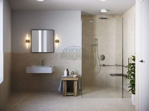 Badezimmer - 3 Zimmer Etagenwohnung in Aachen