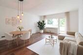 Wohnzimmer - gepflegte 3 Zimmer Wohnung mit Balkon und Garage
