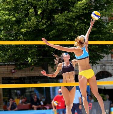 Volleyball direkt an der Anlage - 