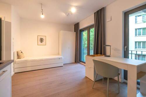 Schlafbereich - 1 Zimmer Etagenwohnung in Berlin