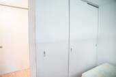Schlafbereich mit integriertem Kleiderschrank - Etagenwohnung mit 44,50 m² in Adendorf zum Kaufen