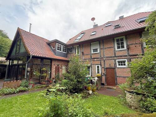 Ansicht Südwest - Mehrfamilienhaus, Wohnhaus mit 284,00 m² in Rehburg-Loccum / Bad Rehburg zum Kaufen