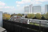 Ausblick Balkon - 1 Zimmer Etagenwohnung in Düsseldorf