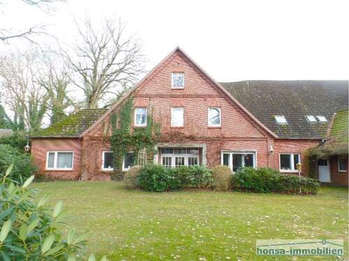 Vorderansicht - 1 Zimmer Bauernhaus, Landhaus zum Kaufen in Gyhum bei Zeven