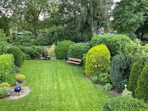 Garten - Reihenendhaus mit 100,00 m&sup2; in Krefeld zum Kaufen