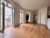 Wohnküche mit Balkon - 