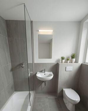 Badezimmer - Etagenwohnung mit 55,00 m² in Mayen zur Miete