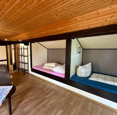 Wohnzimmer mit Schlafbutzen - 