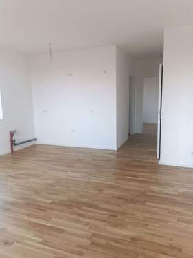 Ansicht Wohnzimmer/offene Küche - 3 Zimmer Etagenwohnung zum Kaufen in Ketzin/Havel