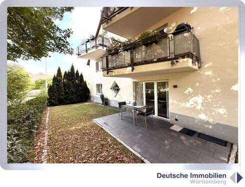 Terrasse Garten - 3 Zimmer Etagenwohnung zum Kaufen in Leinfelden-Echterdingen