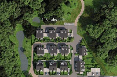 Lageplan mit Hausnummerierung - 