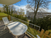 Terrasse mit Teilostseeblick - 