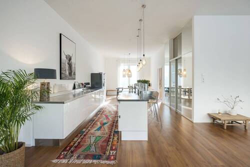 Offene Küche - 3 Zimmer Etagenwohnung in München