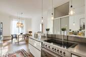 Offene Küche/Essbereich - Etagenwohnung mit 126,00 m² in München zum Kaufen