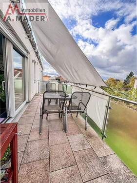 Balkon - 3 Zimmer Etagenwohnung in Donauwörth