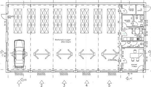 Werkstattplan-Skizze - 