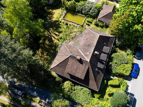 Luftaufnahme - Grundstück in Aumühle