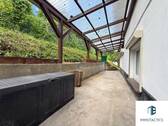 Laubengang hinter dem Haus - 
