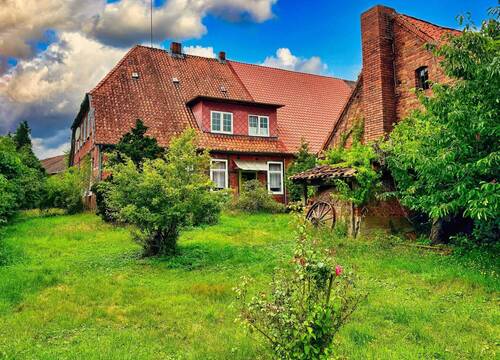 Gartenansicht - 1 Zimmer Mehrfamilienhaus, Wohnhaus in Bleckede