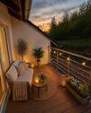 Loggia-Impression mit KI - 
