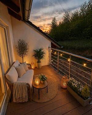 Loggia-Impression mit KI - 