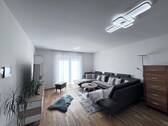 Wohnzimmer - 5 Zimmer Doppelhaushälfte in Tegernheim