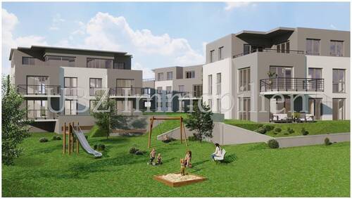 Westansicht - Neubauwohnungen 'Burgblick' in Alzenau - Wohnung 2