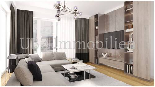 Einrichtungsmuster Wohnzimmer - Etagenwohnung mit 115,20 m&sup2; in Alzenau zum Kaufen