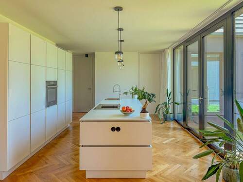 Blick in die Küche - 