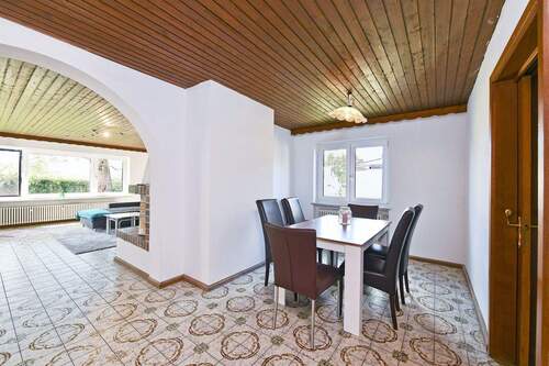 der große Ess-und Wohnbereich - 