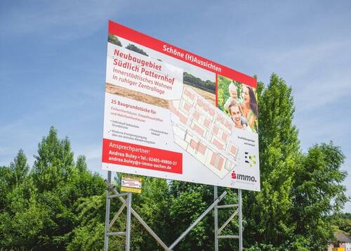 Bauschild - Grundstück zum Kaufen in Eschweiler