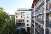 Blick vom Laubengang - 
