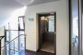 Treppenhaus mit Aufzug - 2 Zimmer Etagenwohnung in Dresden / Johannstadt-Süd