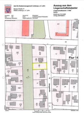 Liegenschaftskarte - 
