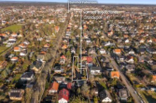 Drohne - Grundstück zum Kaufen in Falkensee