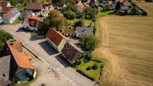 Vogelperspektive - 2 Zimmer Mehrfamilienhaus, Wohnhaus zum Kaufen in Bühlertann / Fronrot