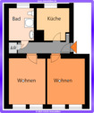 GR 1.OGre WE 13 - 2 Zimmer Etagenwohnung in Berlin