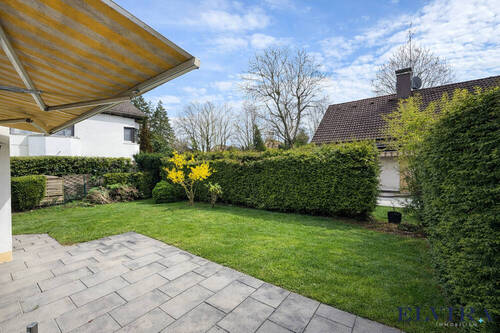 Südterrasse mit Garten - 5 Zimmer Doppelhaushälfte in München