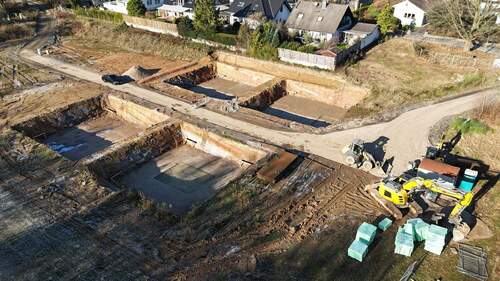 Erdarbeiten_Baugrube Keller .jpg - Doppelhaushälfte in Königswinter