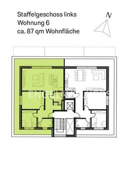 Staffelgeschoss links, WE 6 - 