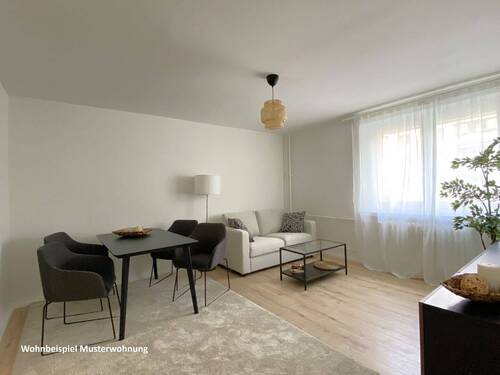 Wohnbeispiel_Musterwohnung (3) - 2 Zimmer Etagenwohnung zum Kaufen in Rauen