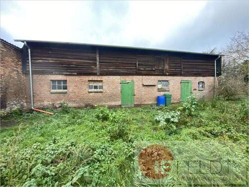 Rückansicht Stallgebäude - 