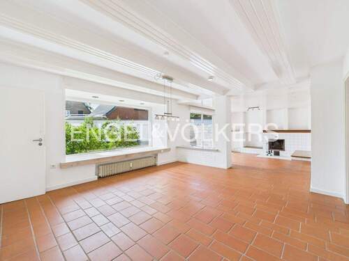 Wohn- und Esszimmer - 3 Zimmer Etagenwohnung zum Kaufen in Krefeld